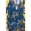 Image 1 : NEW WITH TAGS TEAL FLORAL SS CHIFRON HILO (L)