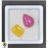Image 1 : #571-NATURAL HEATED RUBY 13.16CT,  OPAL 4.65CT
