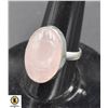 Image 1 : #45-NATURAL PINK ROSE QUARTZ RING SIZE 7