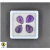 Image 1 : #334-NATURAL PURPLE AMETHYST GEMSTONE  23.05CT