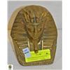 Image 1 : BRASS STATUE BUST OF TUTANKHAMON ~ 6-7" HIG