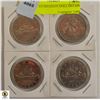 Image 1 : LOT OF 4 CANADIAN DOLLARS 60S & 70S