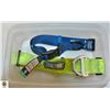 Image 1 : CLEAR BIN WITH 2 LARGE DOG COLLARS - ARCADIA