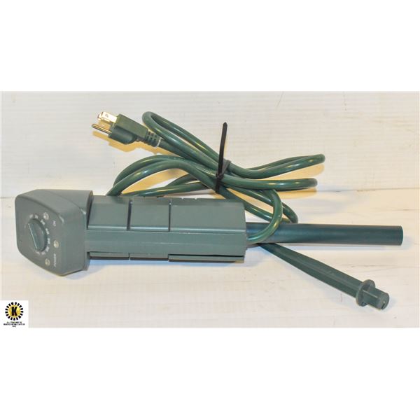 BOX WITH STANLEY 6-TAP OUTDOOR POWER TIMER