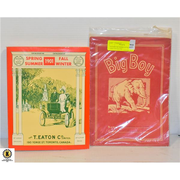 EATONS 1901 REPRO CATALOGUE AND VINTAGE BIG