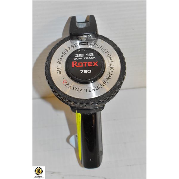 ROTEX 780 DUAL TRACK LABELER