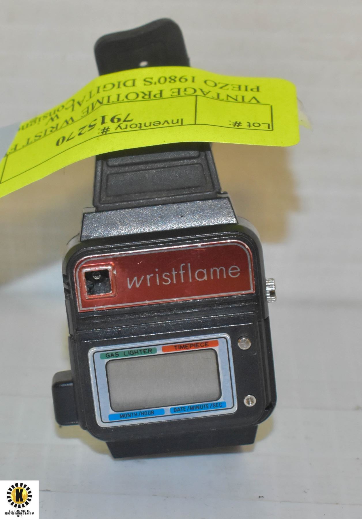VINTAGE PROTIME WRIST FLAME PIEZO 1980'S DIGITAL W