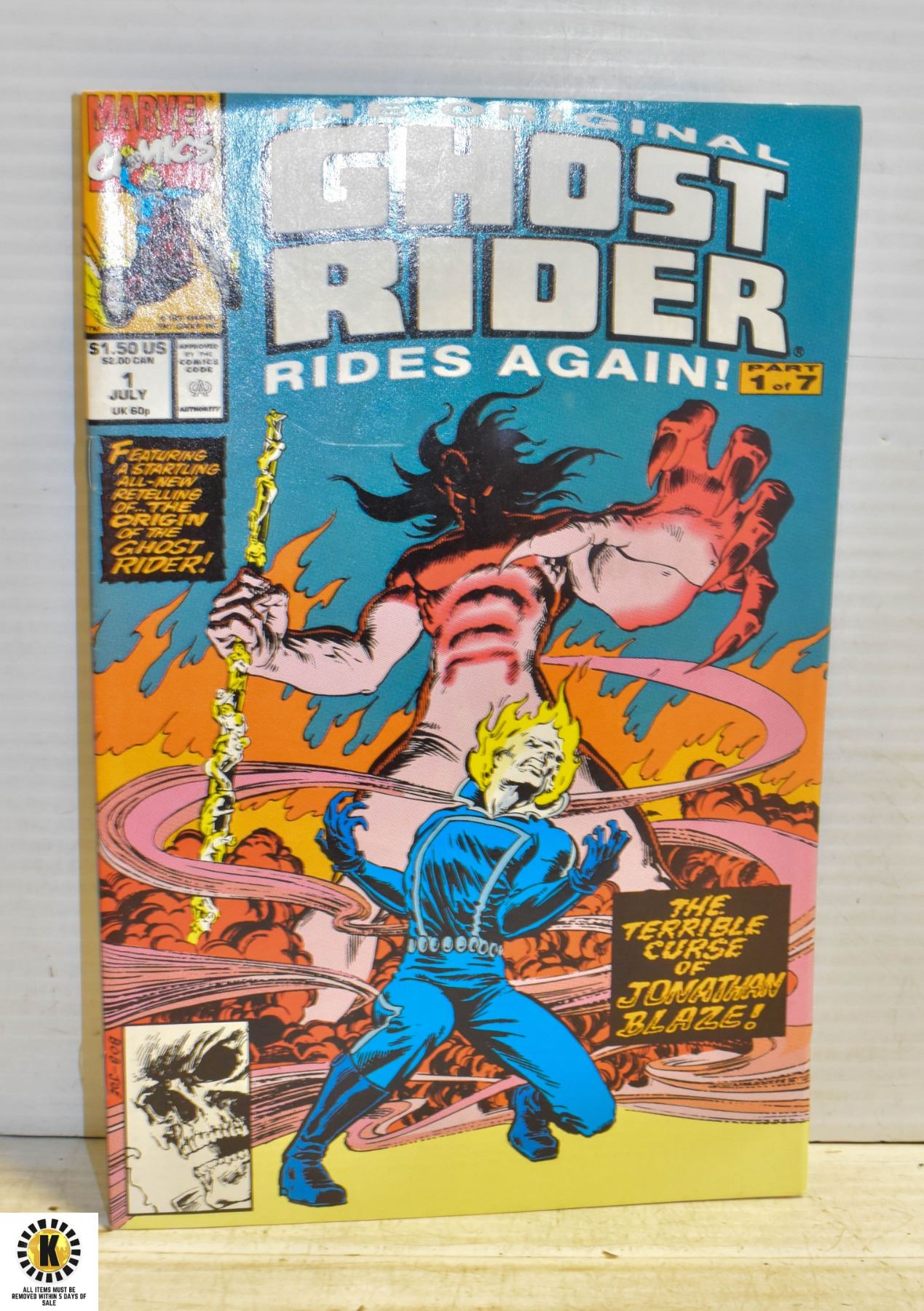THE ORIGINAL GHOST RIDER RIDES AGAIN #1 MARVEL