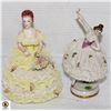 Image 1 : ESTATE IRISH DRESDEN & GERMAN DELICATE FIGURINES