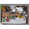 Image 1 : KITCHEN TOOLS & UTENSILS- BOX LOT ASSORTED