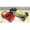 Image 1 : 1:18 SCALE MERCEDES-BENZ AND DIE CAST FORD F-350