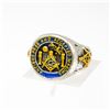Image 1 : NEW MENS FREEMASON RING SIZE 11