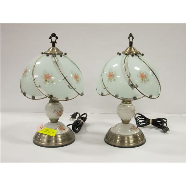TOUCH LAMPS SET OF TWO