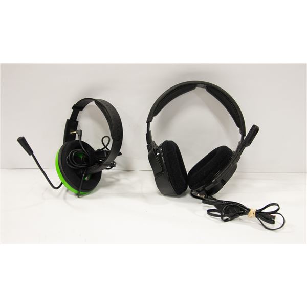 2 X GAMING HEADSETS