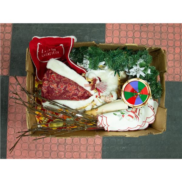 LARGE LOT OF CHRISTMAS ITEMS