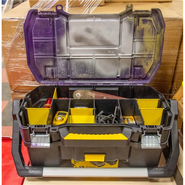 STANLEY TOOL BOX W/ CONTENTS