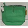 Image 1 : EMERALD GREEN LEATHERETTE CROSS BODY PURSE