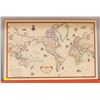 Image 1 : RAND MCNALLY SIGNATURE WALL PLAQUE 52" X 34"