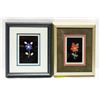 Image 1 : LOT OF 2 ASSORTED FLOWER PICTURES