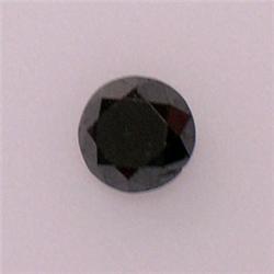 0.62 CTS ROUND BLACK DIAMOND 5 MM