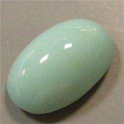 7.20 CTS OVAL PERSIAN TURQUOISE CABOCHON 16x10 MM