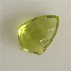 12.70 CTS FANCY CITRINE BEAD 18x13 MM - TOP DRILLED