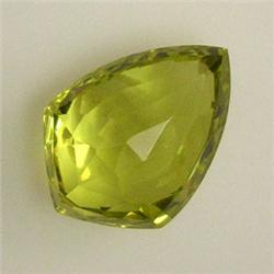 19.30 CTS FANCY CITRINE BEAD 21x15 MM - TOP DRILLED