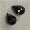 Image 1 : 4 CTS PAIR OF SAPPHIRE BRIOLETTE 8x6 MM