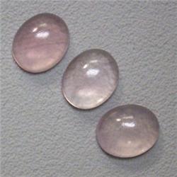 9.50 CTS LOT OF ROSE QUARTZ 11x9 MM
