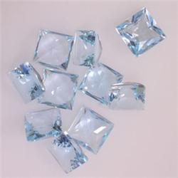 8.20 CTS LOT OF SQUARE CUT TOPAZ 5x5 MM