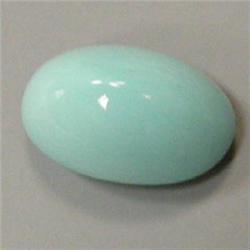 10.11 CTS OVAL PERSIAN TURQUOISE CABOCHON 16x10 MM