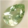 Image 1 : 4.56 CTS PEAR SHAPED GREEN AMETHYST 14x10 MM