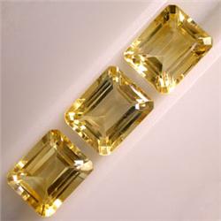 8.50 CTS LOT OF EMERALD CUT CITRINE 10x8 MM