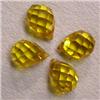 Image 1 : 23 CTS LOT OF 4 GOLDEN COLOR C/Z BRIOLETTE 10x7 MM