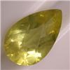 Image 1 : 8.30 CTS PEAR SHAPED LEMON CITRINE 18x11 MM