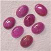 Image 1 : 6.01 CTS LOT OF OVAL RUBY CABOCHONS 7x5 MM