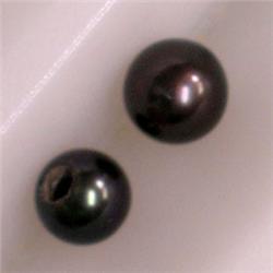 3.5 MM PAIR OF JAPANESE AKOYA PEARLS - 1/2 DRILLED