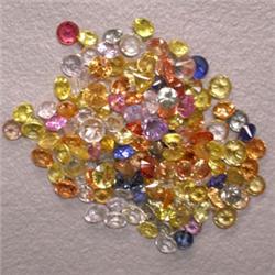 10.00 CTS LOT OF ROUND MULTICOLOR SAPPHIRES