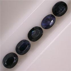 2.01 CTS LOT OF DARK BLUE SAPPHIRE 5x4 MM