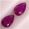 Image 1 : 2.15 CTS PAIR OF PEAR SHAPED RUBY 8x5 MM