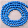 Image 1 : 3 MM STABILIZED TURQUOISE STRAND - 16 INCHES