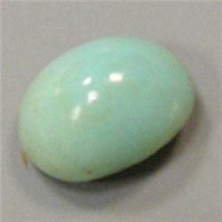 6.20 CTS OVAL PERSIAN TURQUOISE CABOCHON 13x10 MM