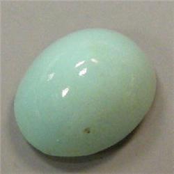 7.60 CTS OVAL PERSIAN TURQUOISE CABOCHON 14x11 MM