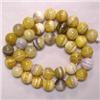 Image 1 : 10 MM BOTSWANA AGATE STRAND - 16 INCHES