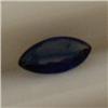 Image 1 : 0.55 CTS MARQUISE SHAPED SAPPHIRE 8x4 MM