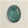 Image 1 : 0.59 CTS OVAL GREEN TOURMALINE CABOCHON 7x5 MM