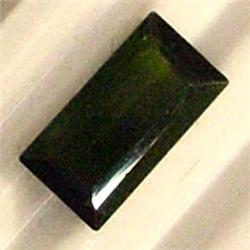 1.60 CTS EMERALD CUT GREEN TOURMALINE 10x5 MM