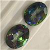 Image 1 : 5 CTS PAIR OF OVAL MYSTIC TOPAZ 9x7 MM