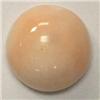 Image 1 : 16.30 CTS NATURAL ITALIAN CORAL ROUND CABOCHON 15 MM