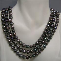 7x8 MM FRESH WATER PEARL INFINITY STRAND 64 INCHES